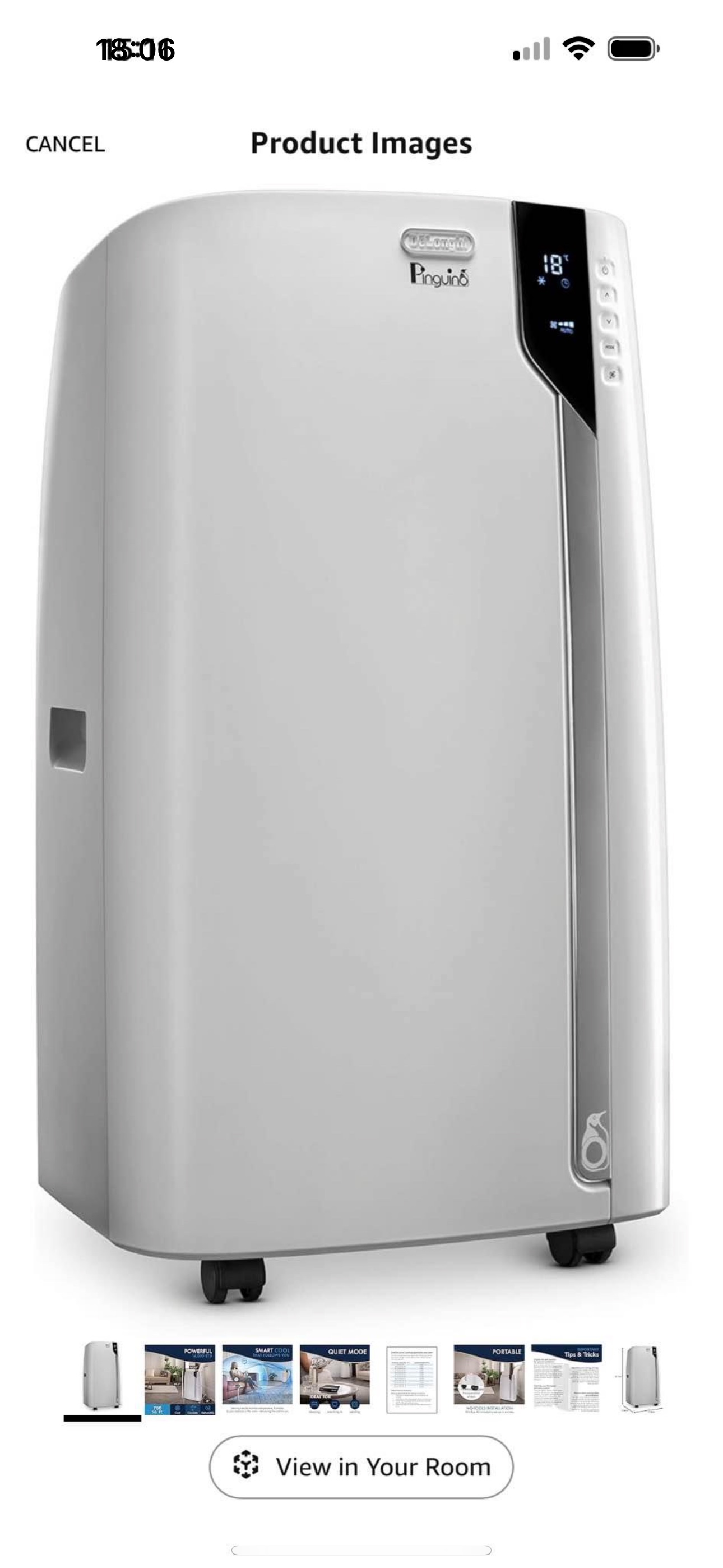Portable air conditioner 14000btu for 700sqft