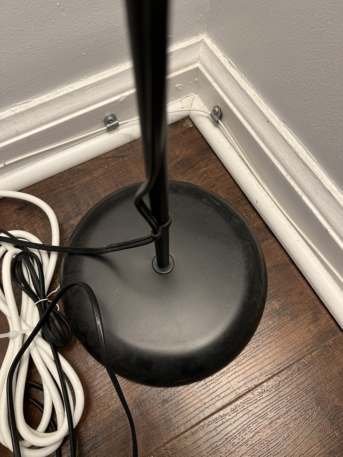 Ikea-Floor uplighter/reading lamp, black/white - photo 2