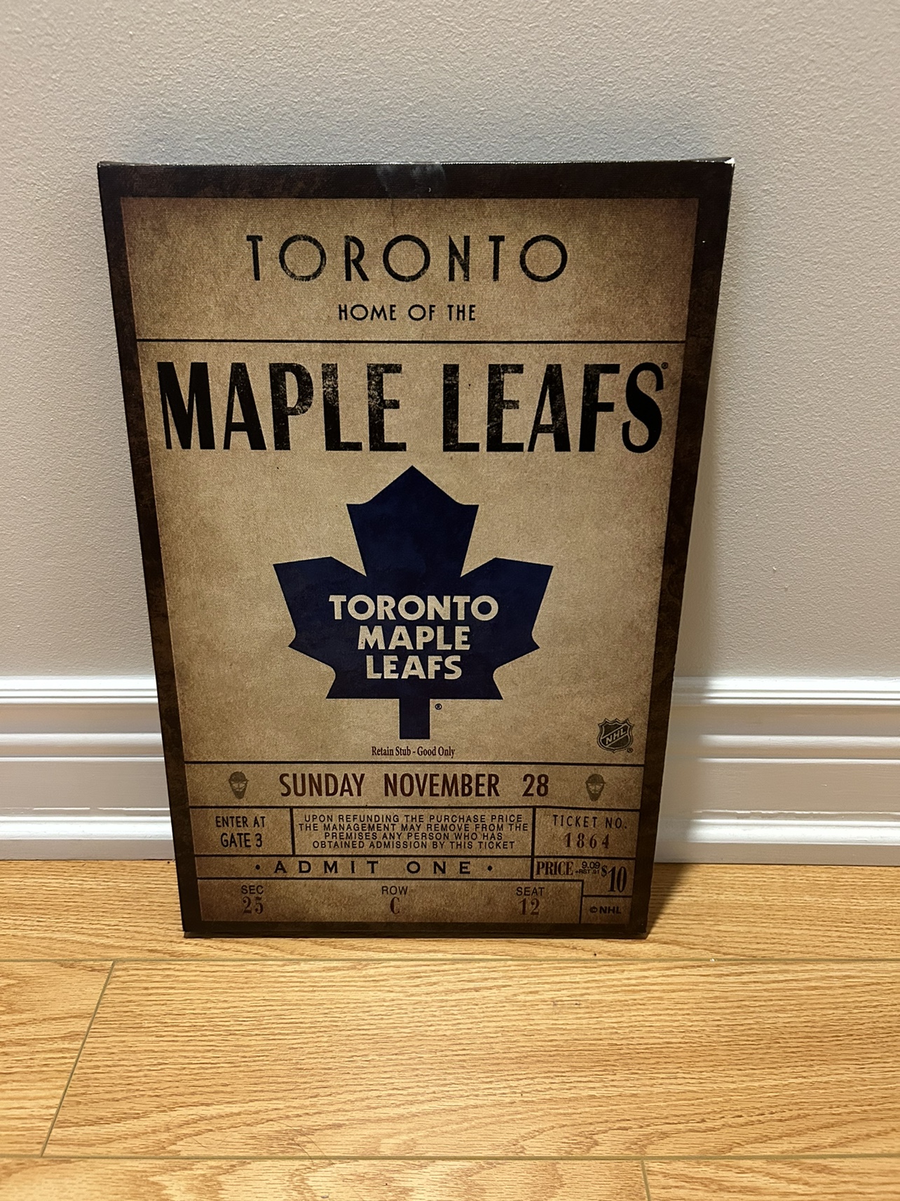 Vintage Toronto Maple Leafs picture- Must go! thumbnail