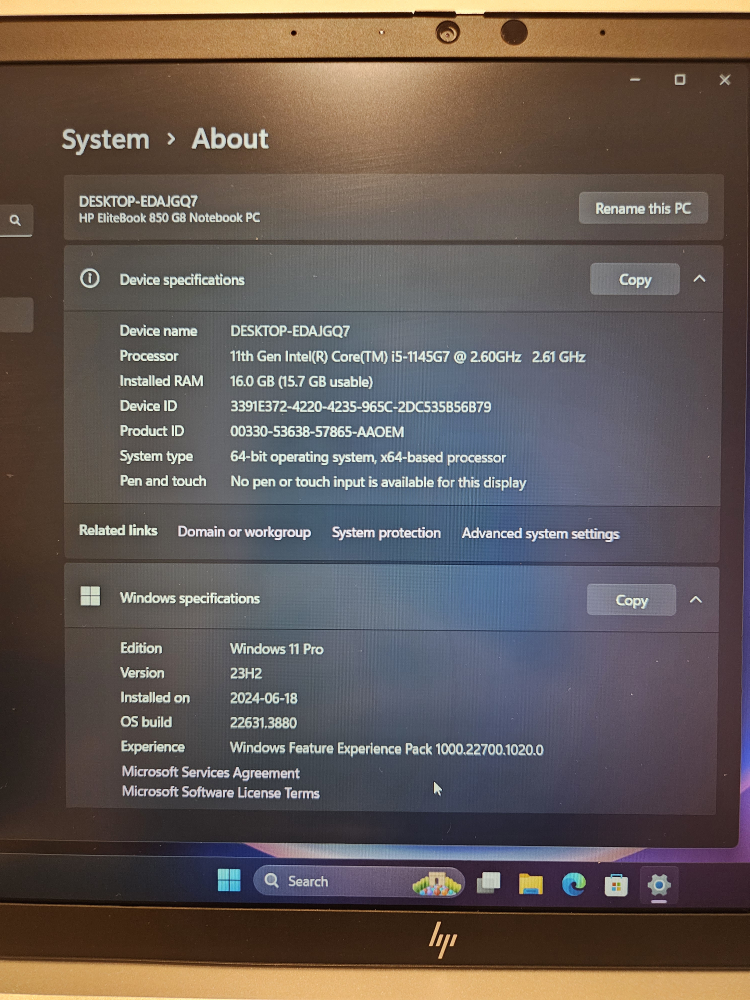 HP Elitebook 850 G8 - photo 2