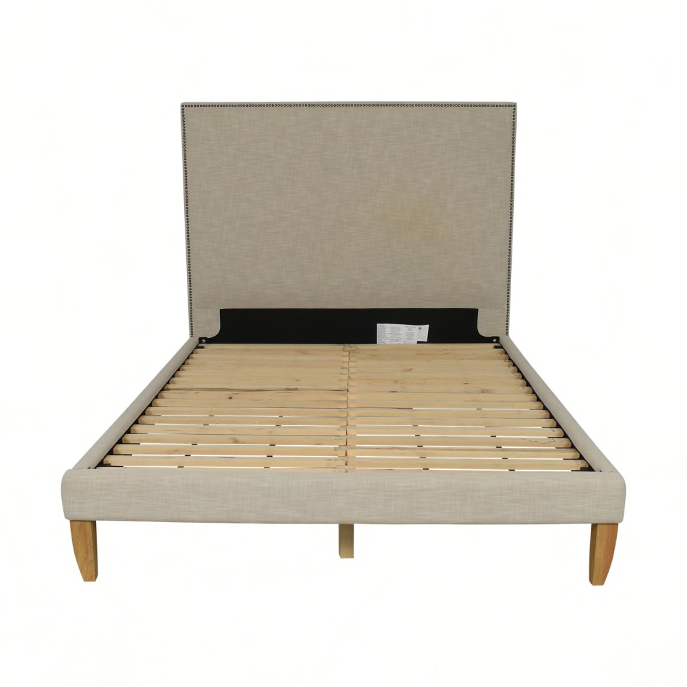 West Elm Nailhead Queen Bed - photo 2