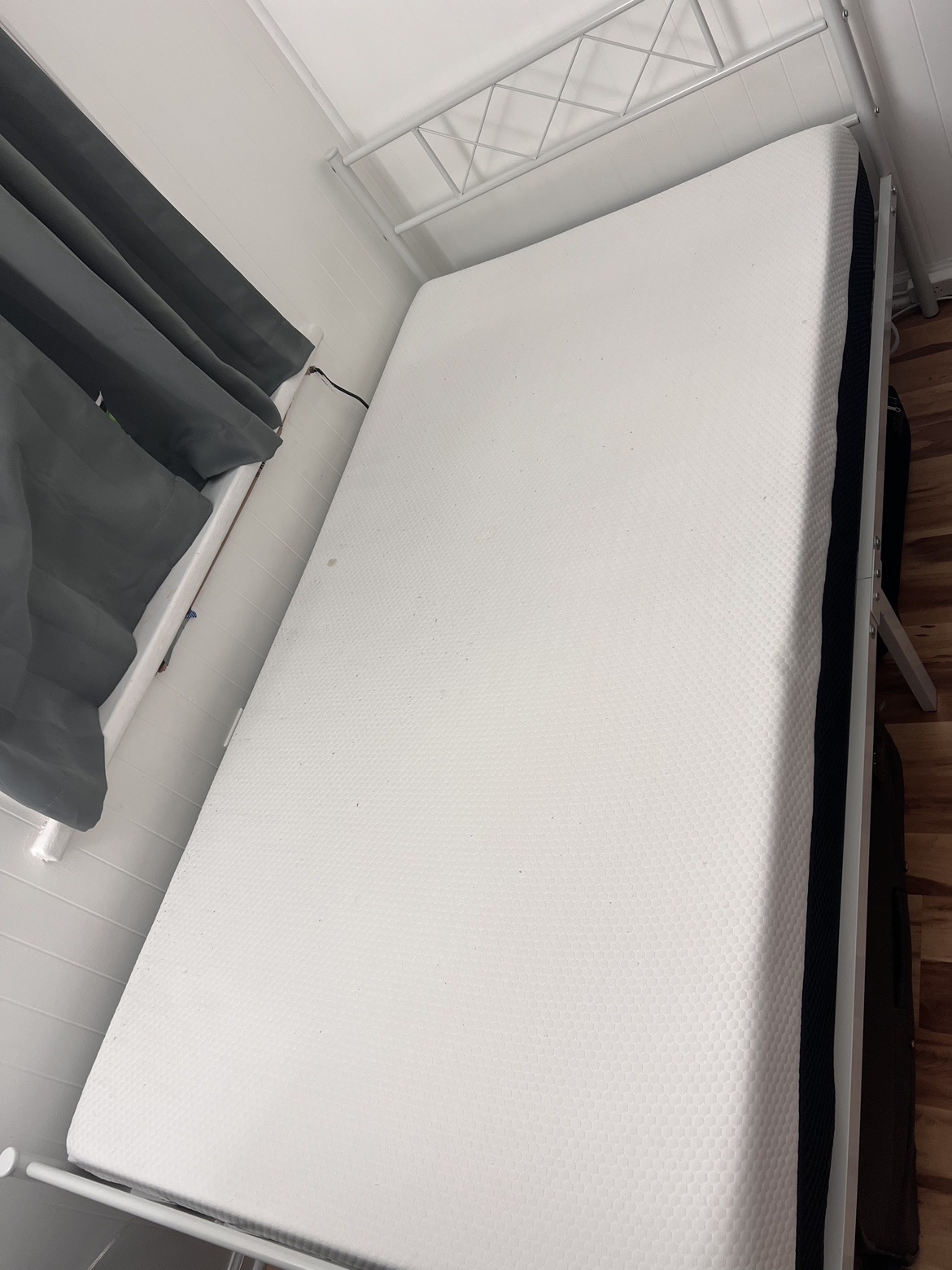 Twin Bed Frame and mattress