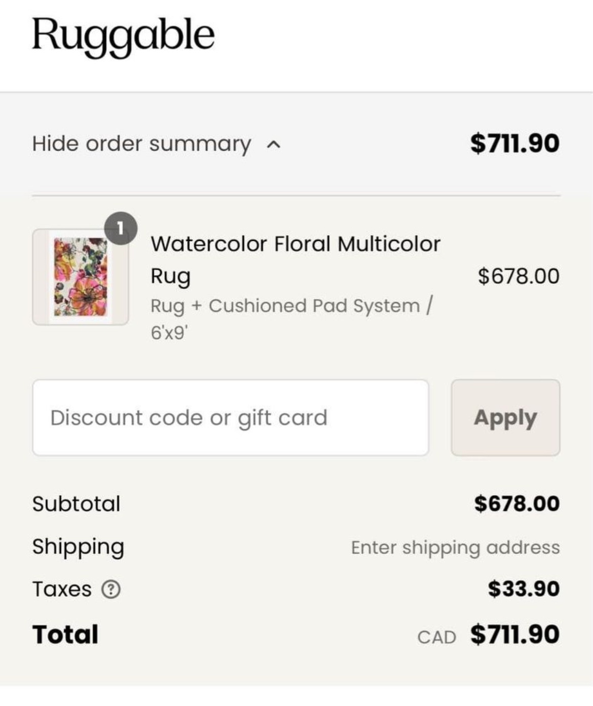 Ruggable floral rug - photo 4