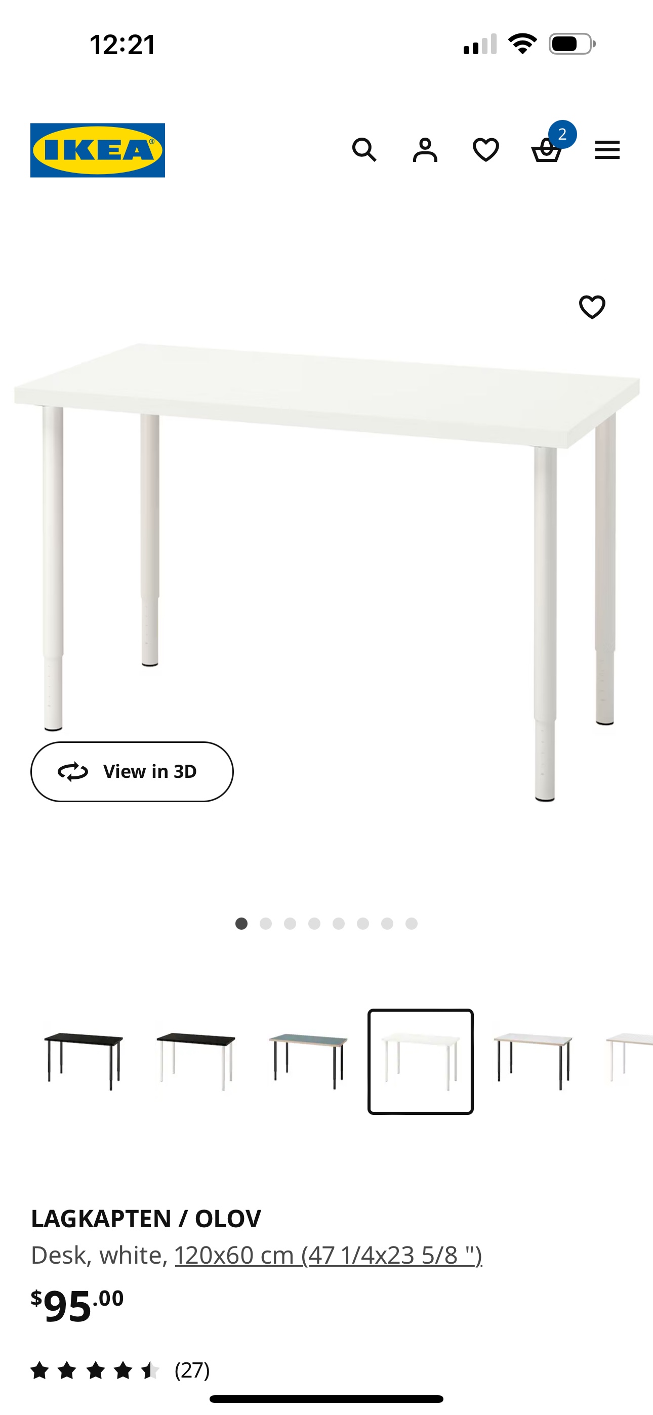 LAGKAPTEN / OLOV IKEA desks