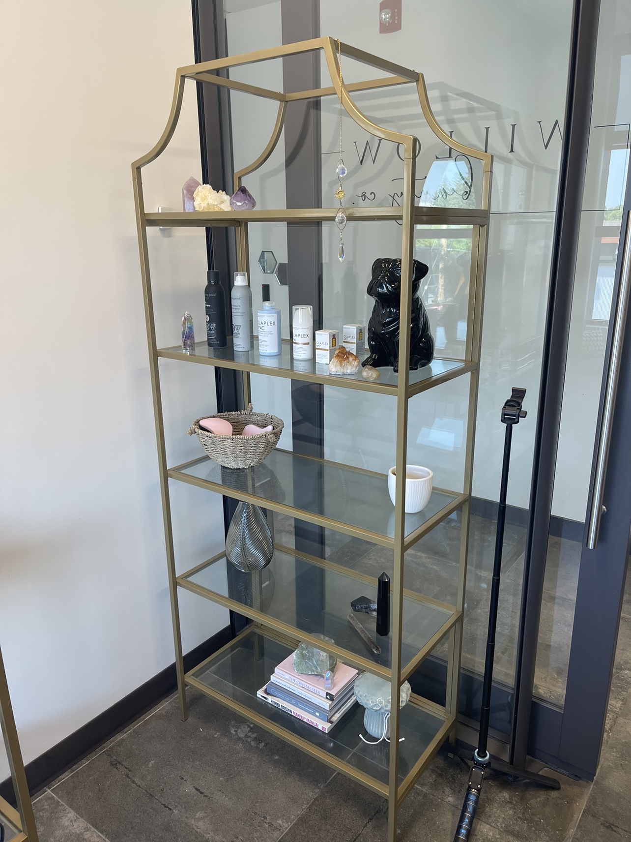 Gold Metal Bookshelf - photo 3