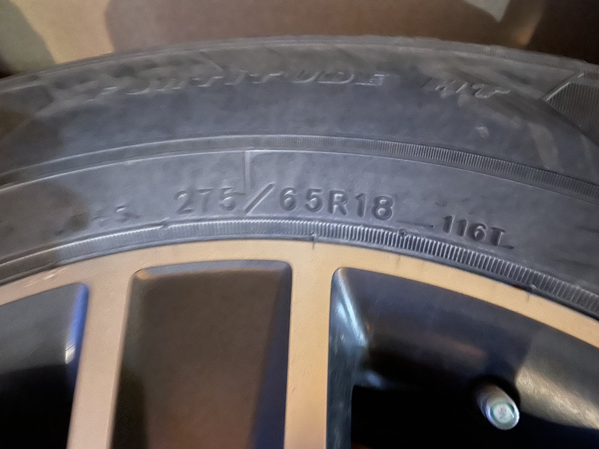 Truck tires with rims