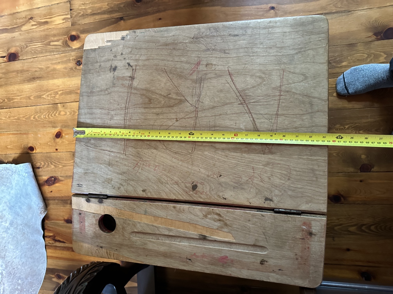 Antique School desk - photo 5