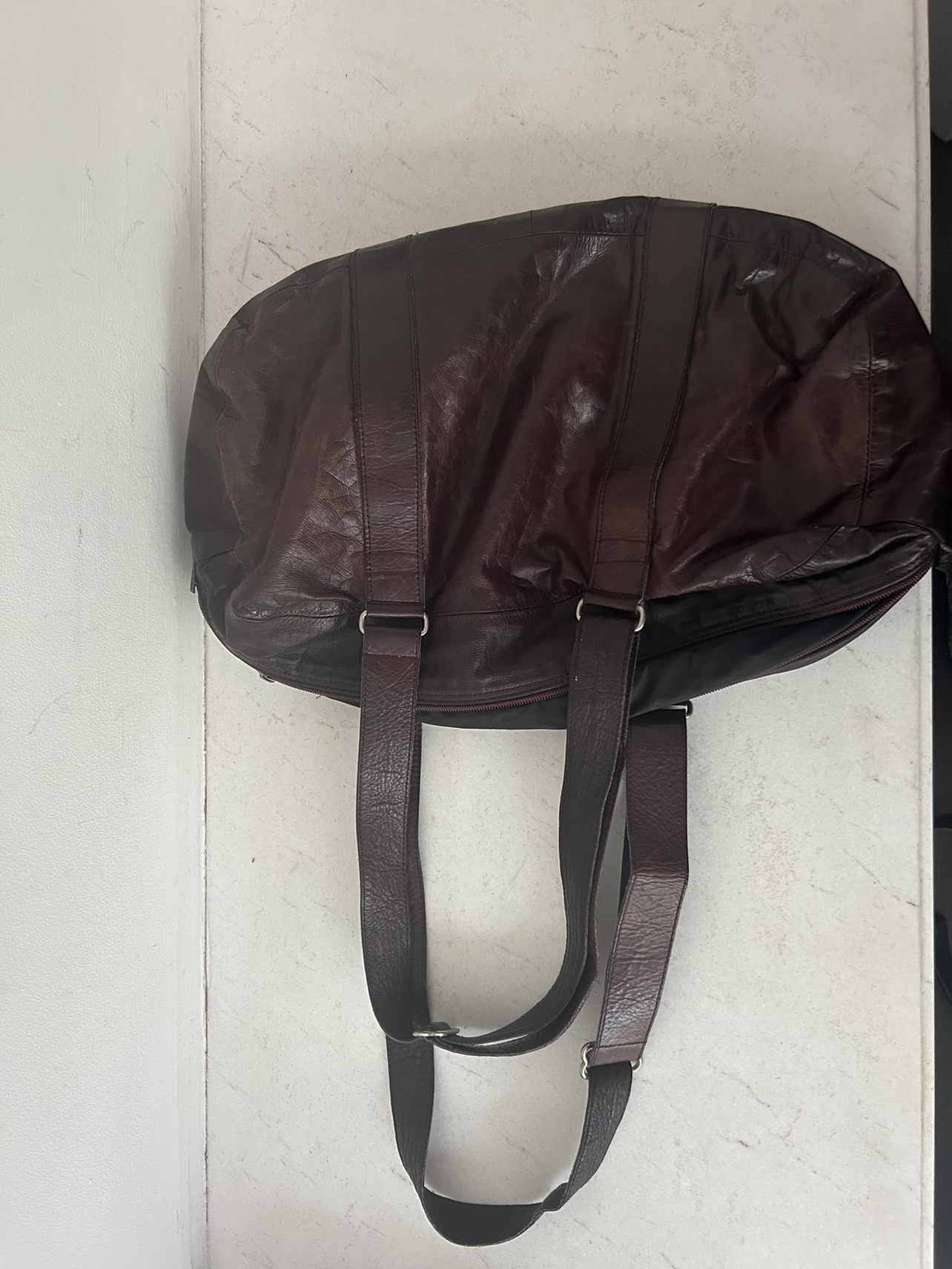 Beautiful brown leather Rugby North America bag image indicator(6)
