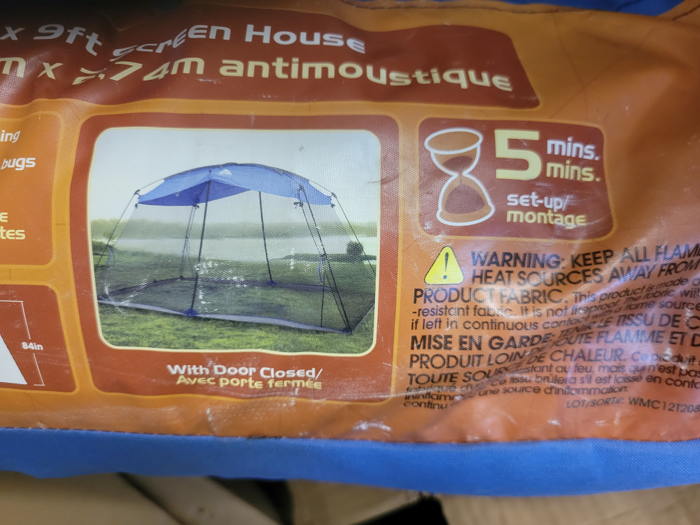 easy to setup screen tent 13ft x 9ft image indicator(6)