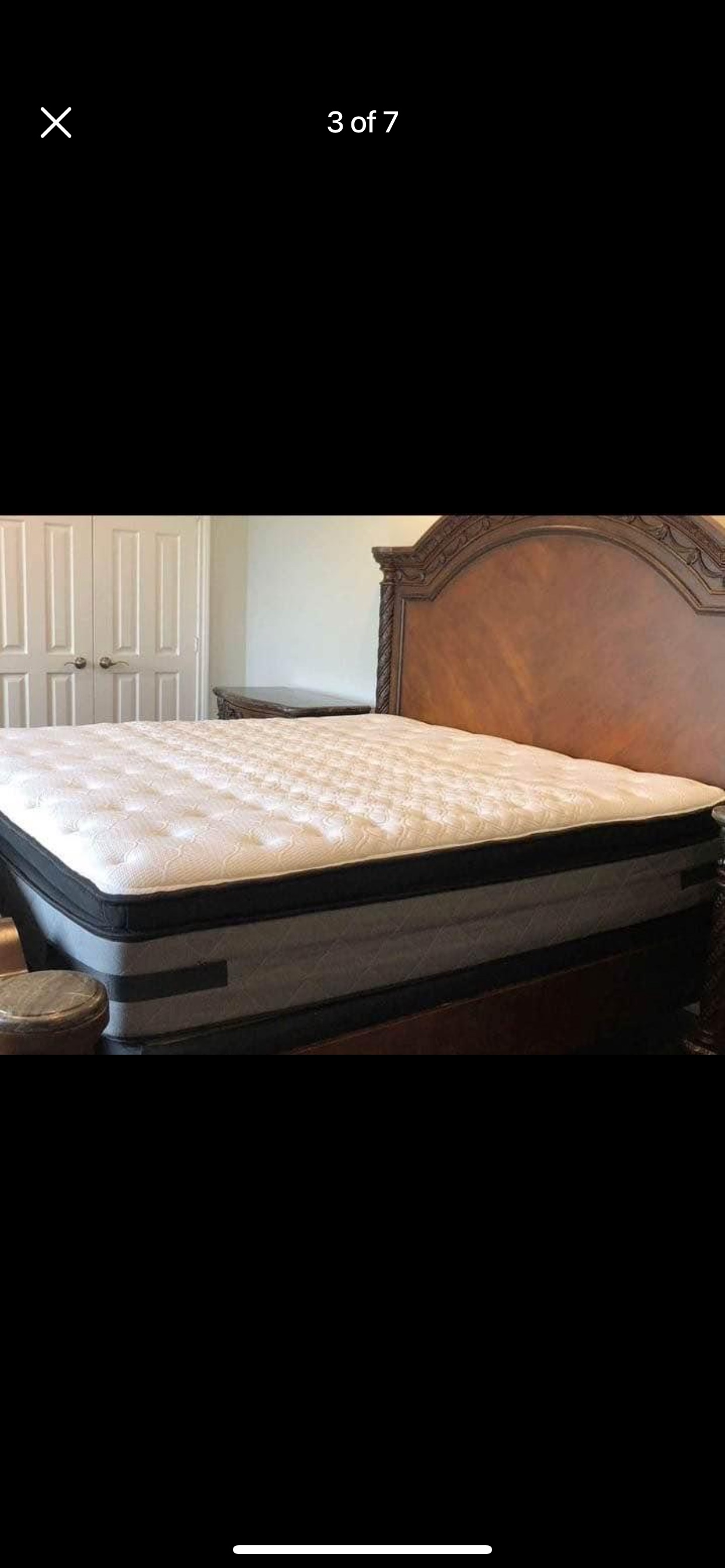 Real wood Bedroom set with mattress - photo 3