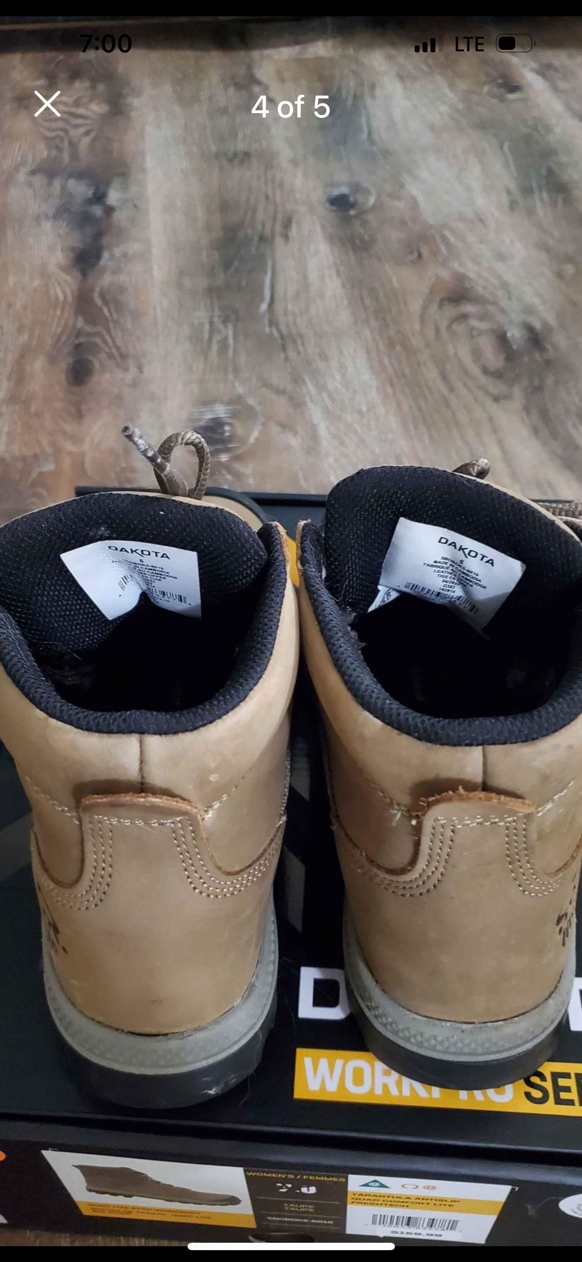 Construction boots Dakota Size 6 image indicator(4)