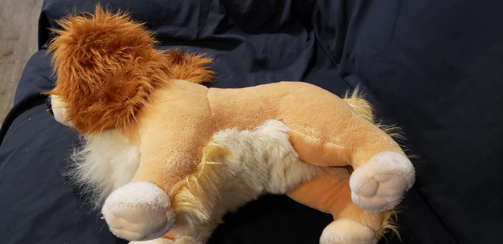 $25 vintage walt Disney  lady and tramp plush 17" image indicator(3)