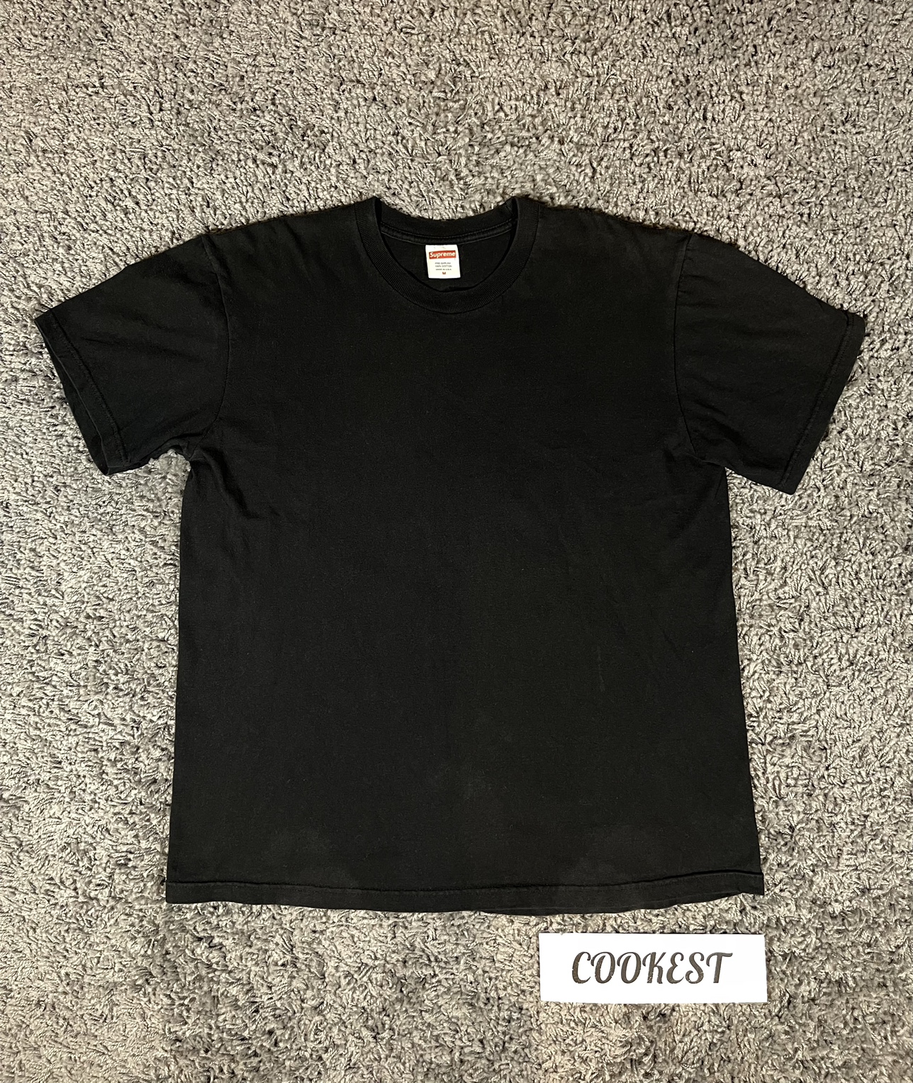 2017FW Supreme Crash Tee Black T-Shirt image indicator(6)