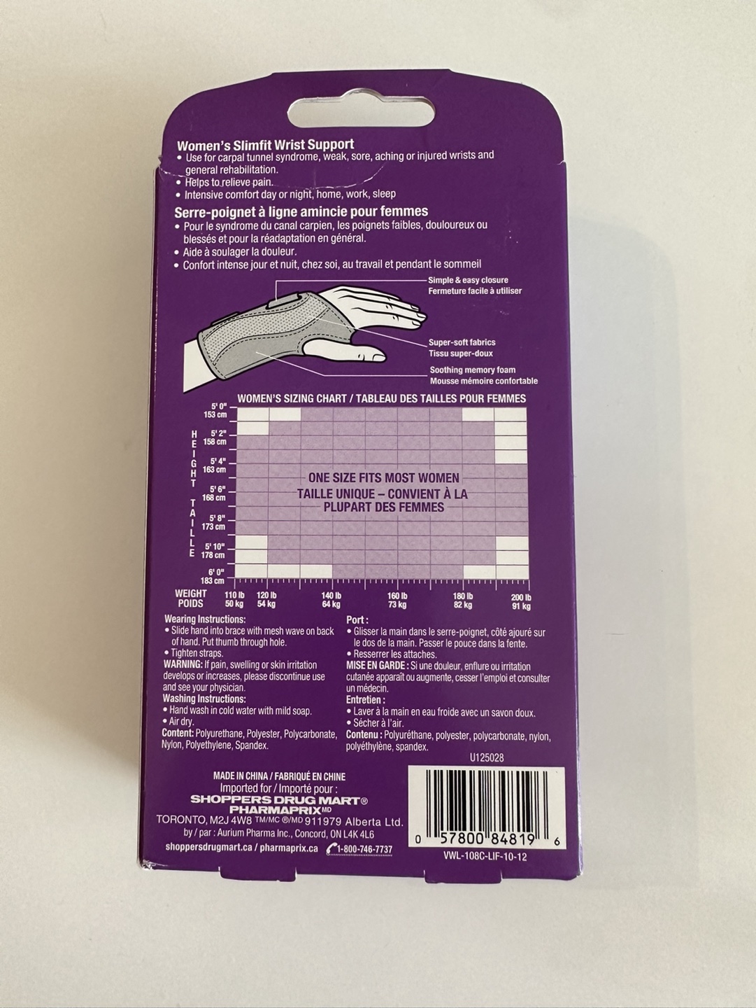 Women’s left wrist brace image indicator(2)