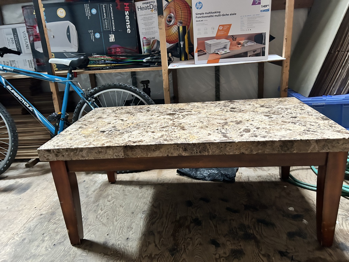 Brown and beige table - photo 3