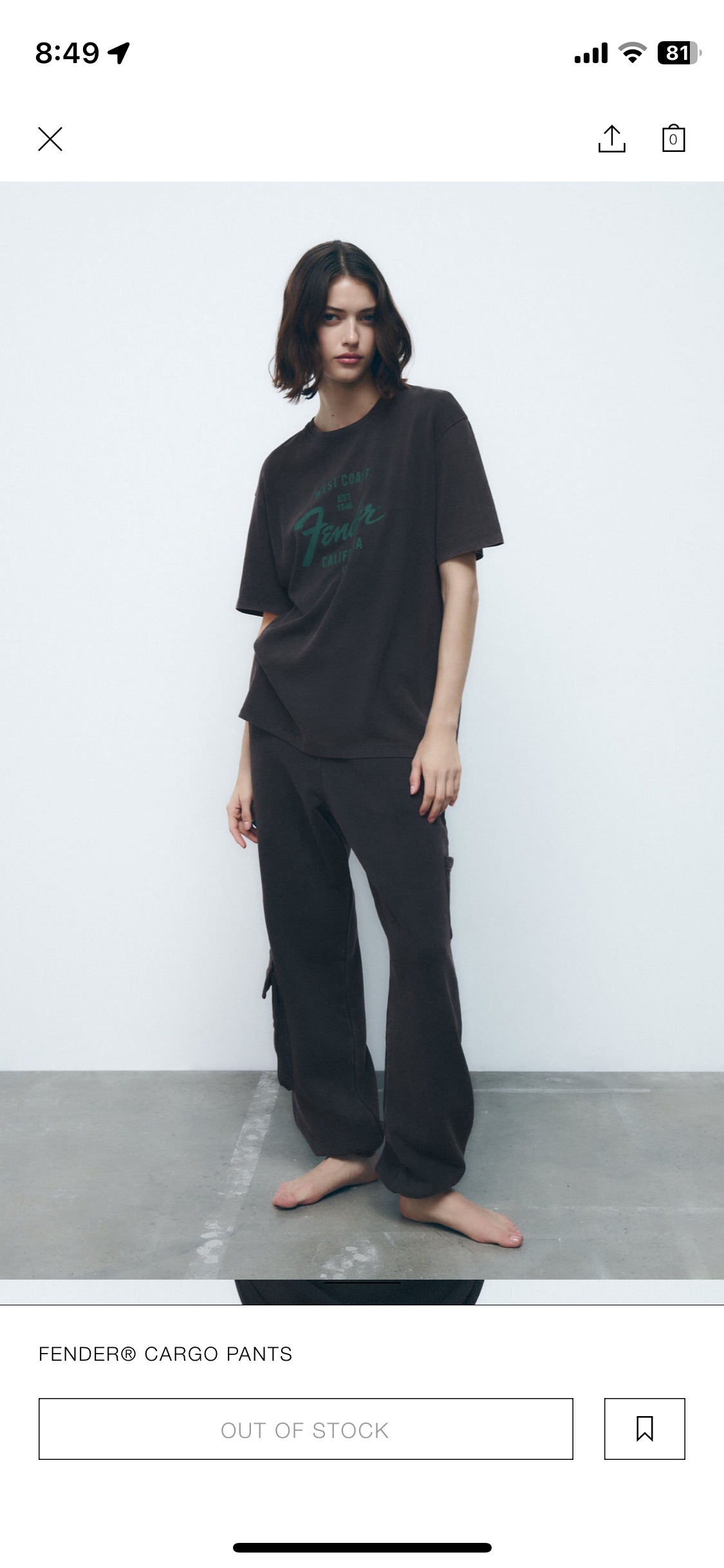 Zara Cargo jogger pants M - photo 2