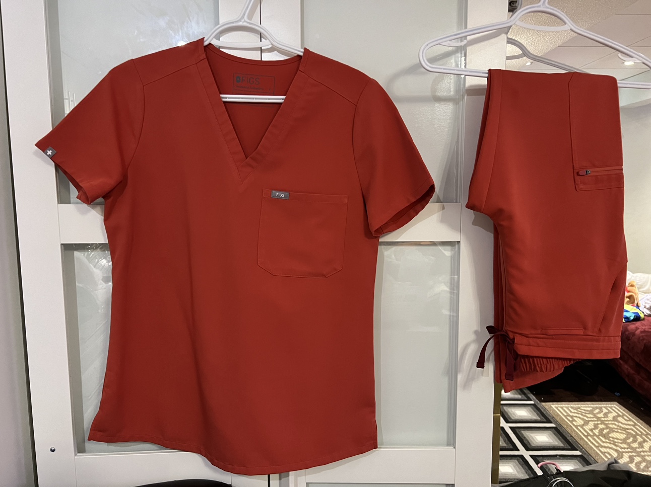 Figs Scrubs - Clay
