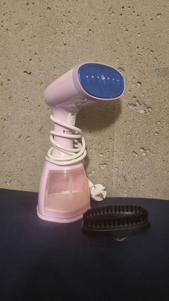 Handheld Garment Clothing Steamer - Pink thumbnail