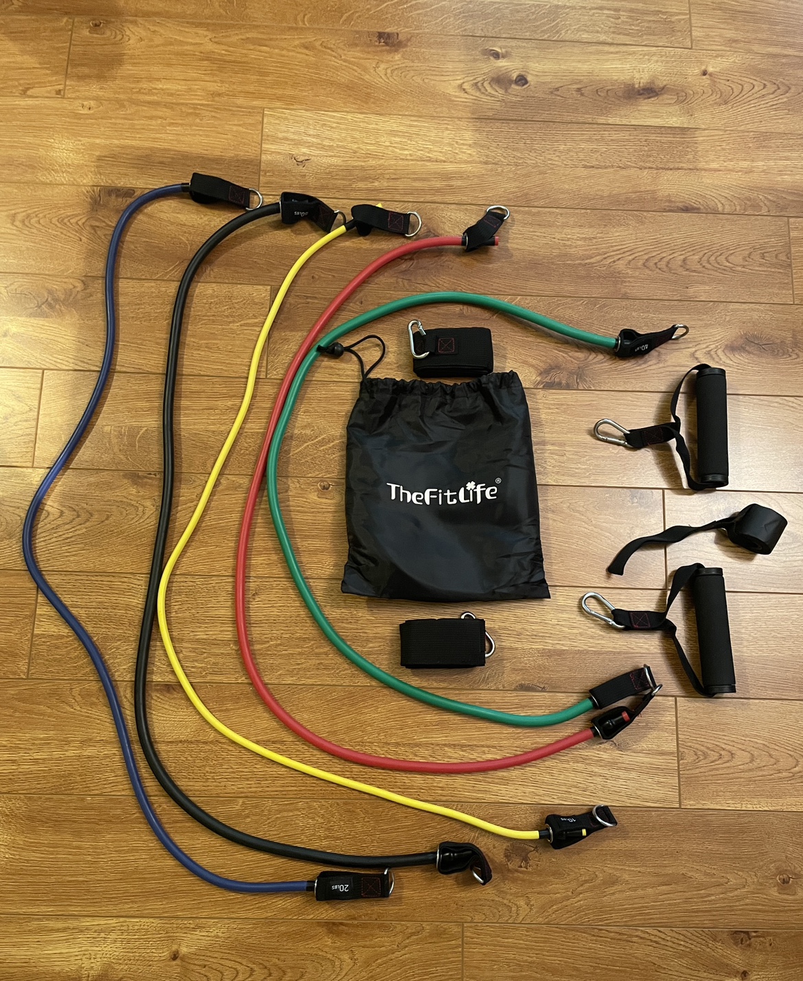Exercise and Resistance Bands Set