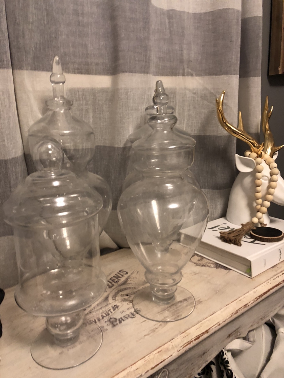 set of 4 Large Glass Jars - photo 2