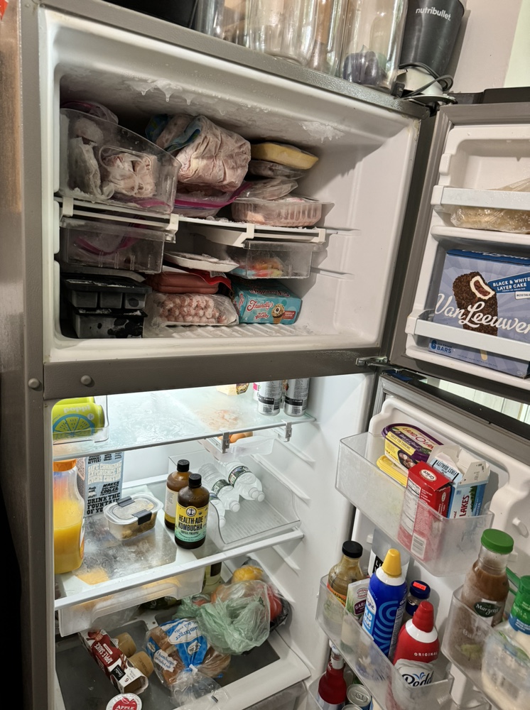 Whirlpool stain steal fridge - photo 3