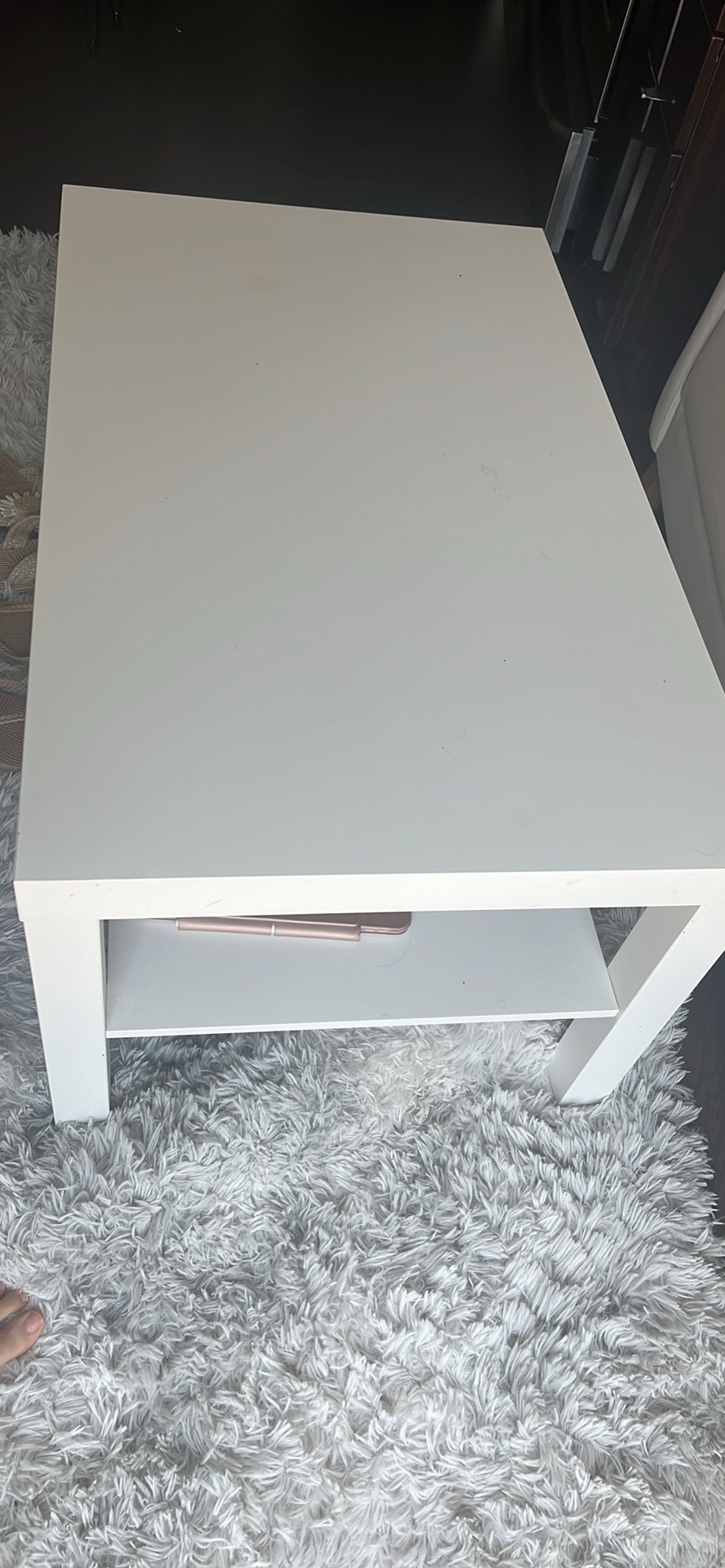 White coffee table - photo 5