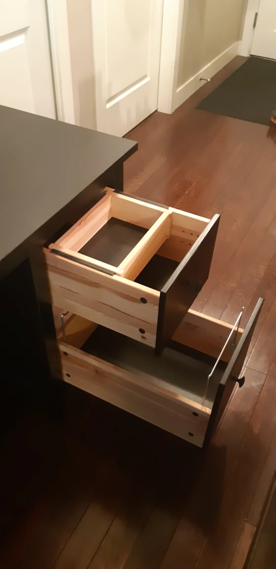 IKEA Hemnes Desk, Black - photo 4