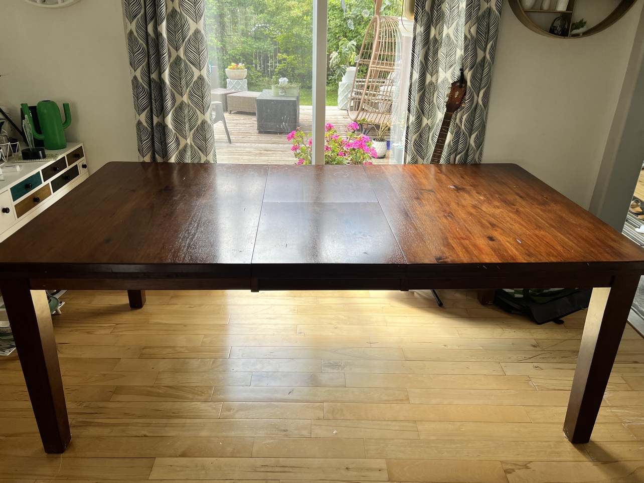 Solid wood dining table from Ashley furniture