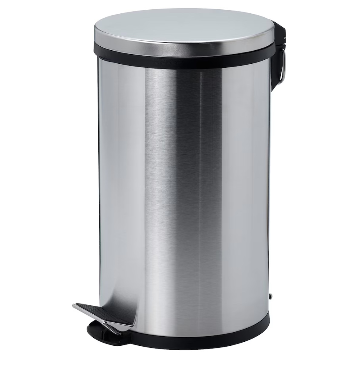 IKEA SNÖRPA Pedal bin, stainless steel, 5 l (1 gallon)
