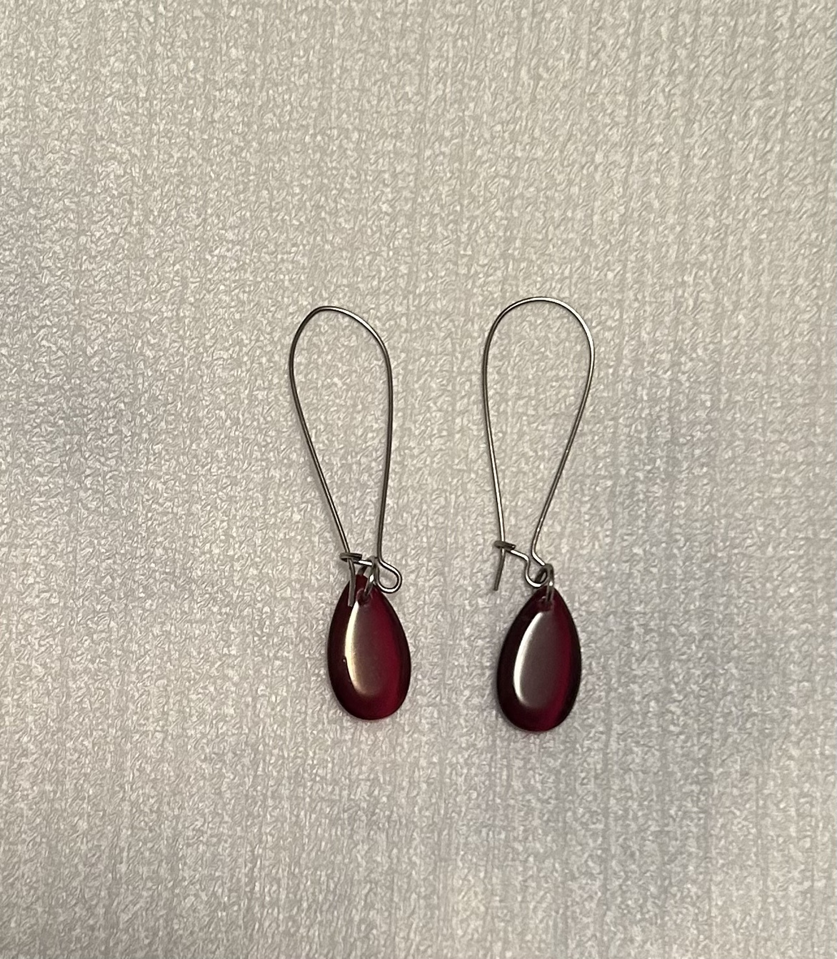 Dark Red Earrings ⚽️ image indicator(2)