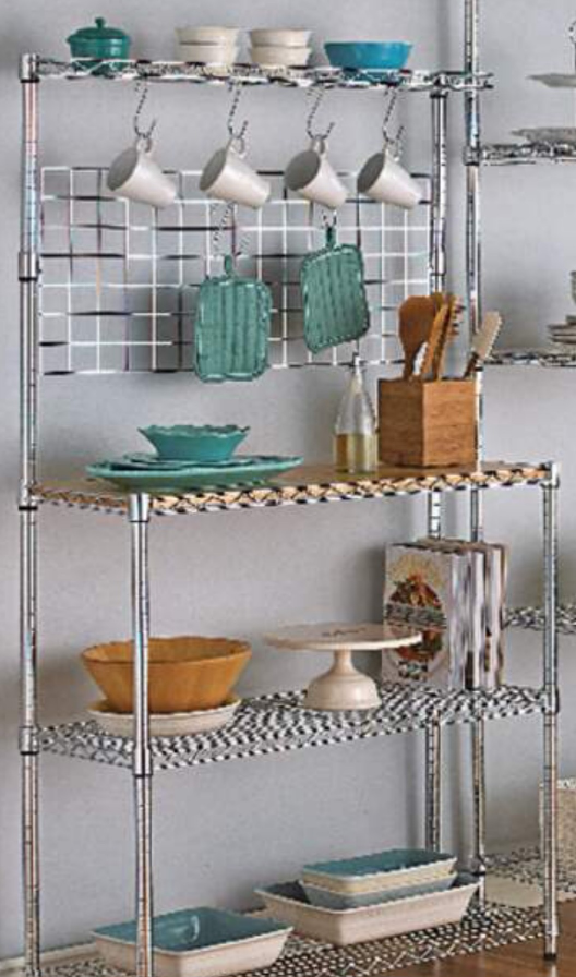 Bakers Rack Shelving Unit