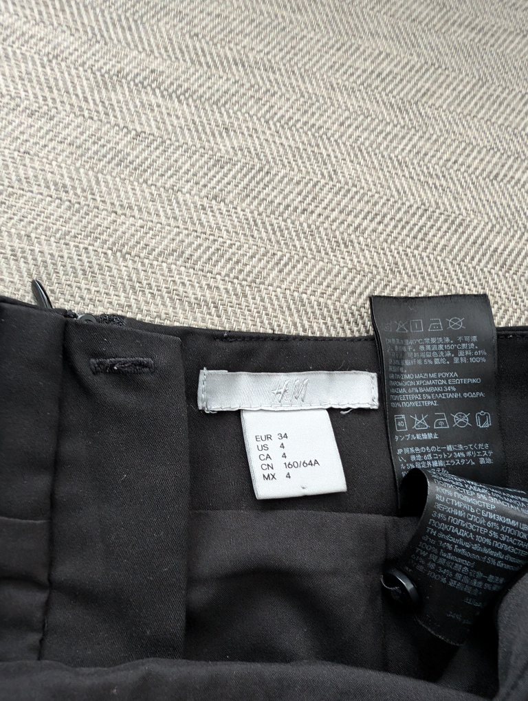 Pencil skirt in black - size 4 - h&m image indicator(2)