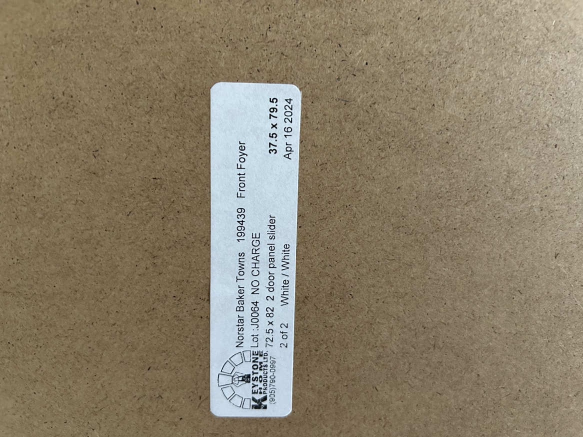 2 Panel slider doors white - photo 4