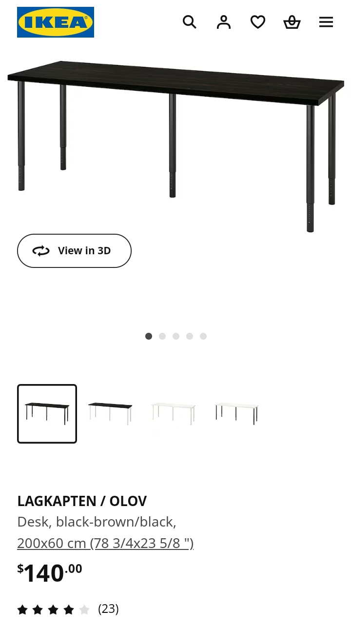 IKEA Lagkapten table