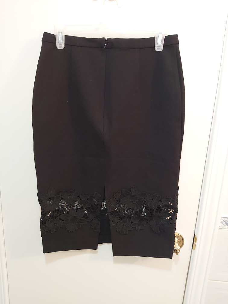 ICONE black skirt with embroidery, size 8 image indicator(5)