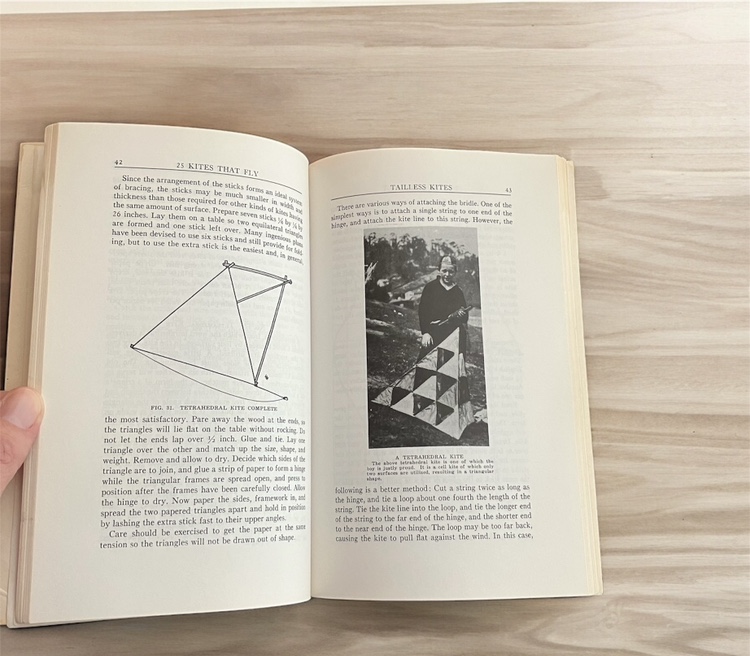 Vintage Paperback 25 Kites That Fly 1971 Kitemaking Tailless image indicator(4)