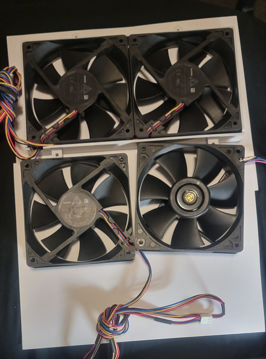 4 FAN AXIAL 120X25.4MM 12VDC WIRE thumbnail