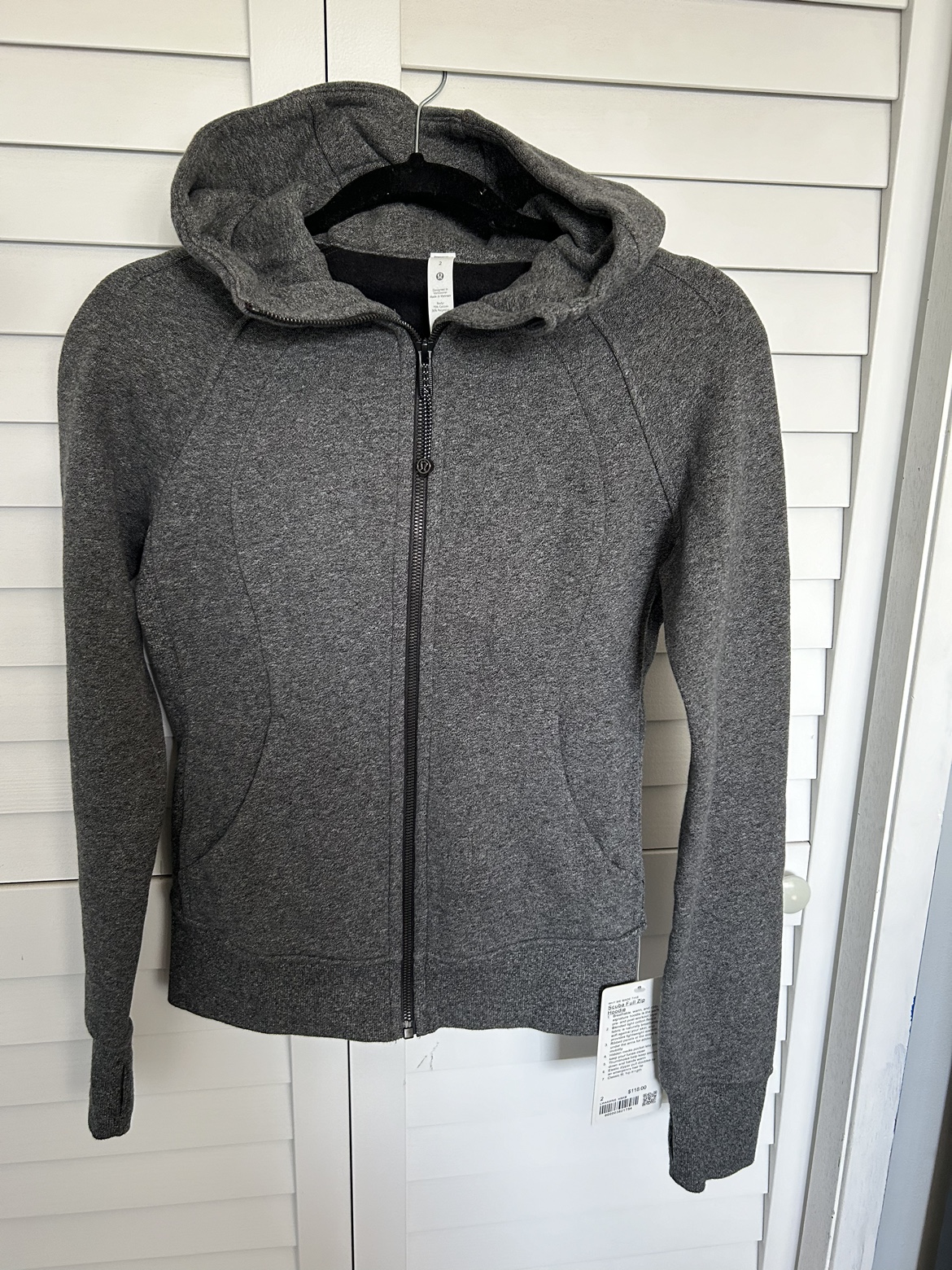 Lululemon Scuba Full Zip Hoodie New Size 2 ⚽️
