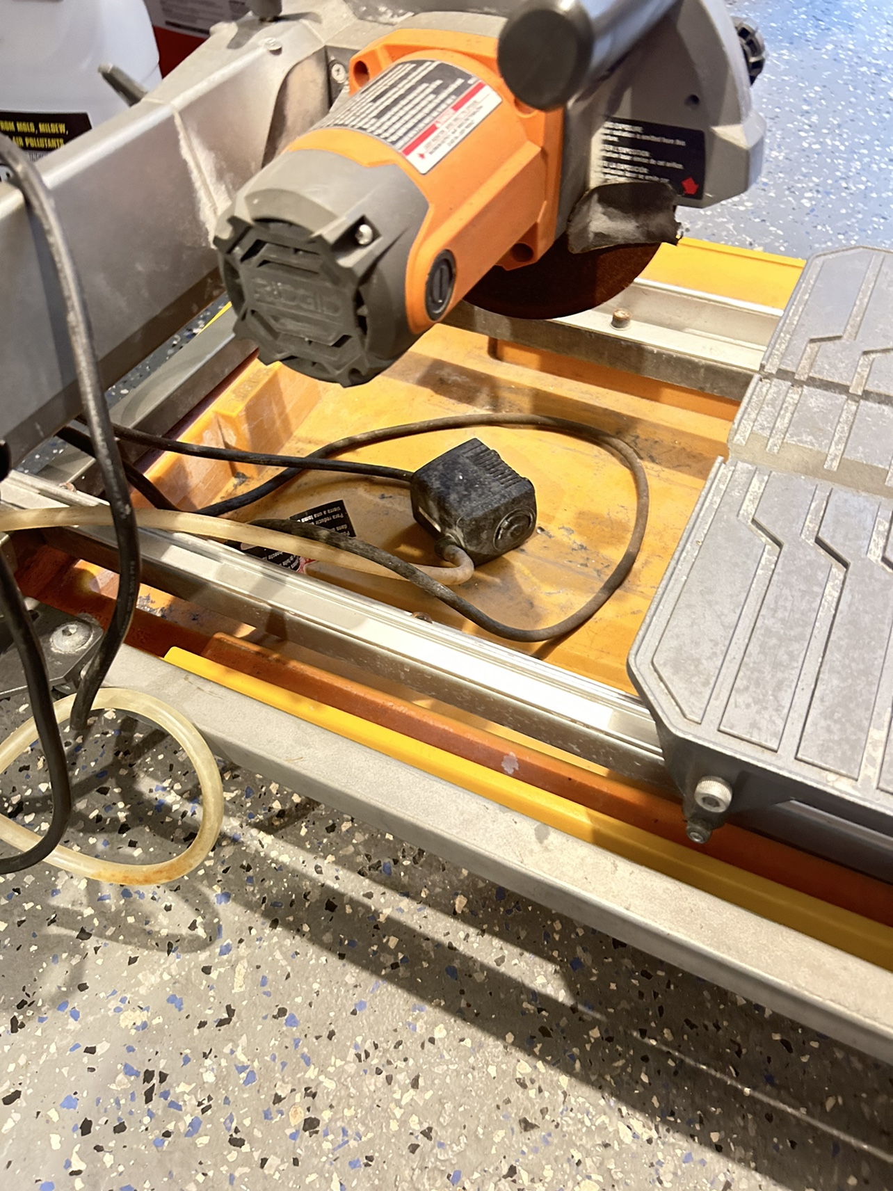 Ridgid wet tile saw