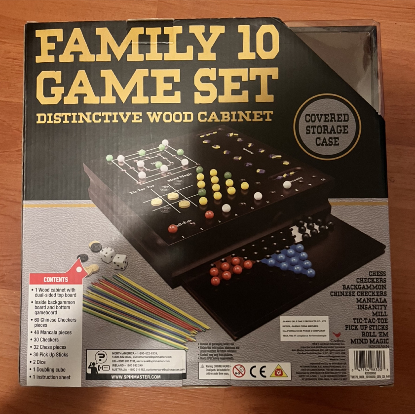 Family 10 Games Set