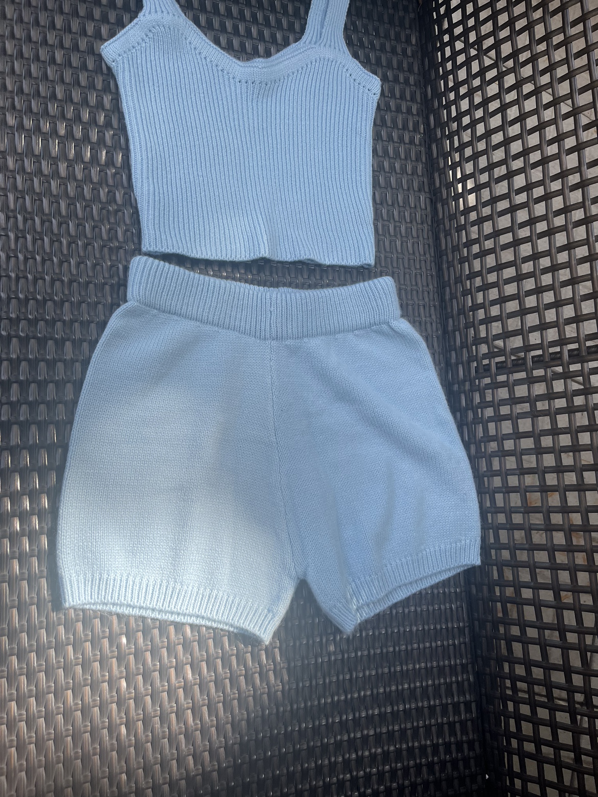 BABY BLUE SHORT SET SZ SMALL image indicator(2)