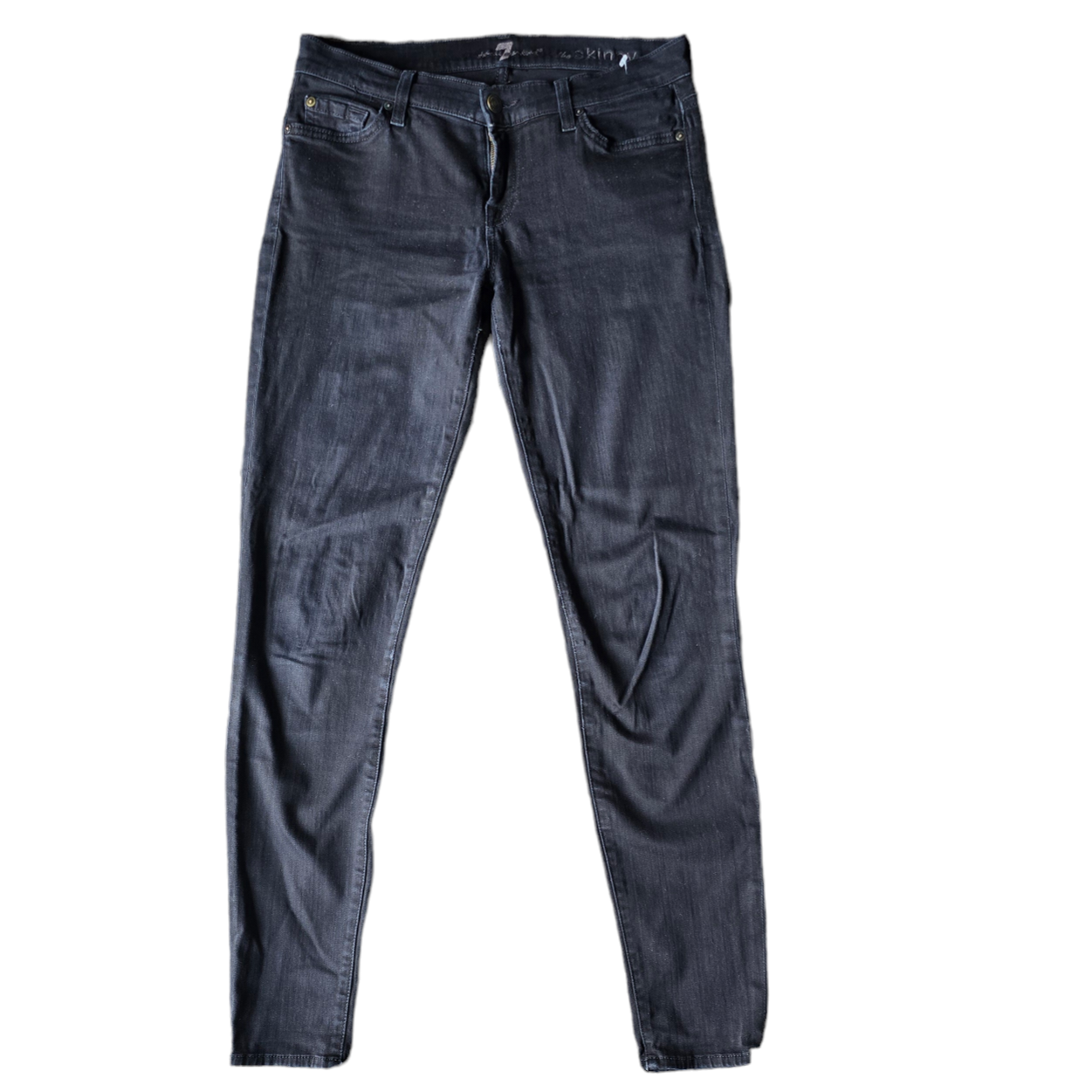 7 for all mankind the Skinny black casual jeans
