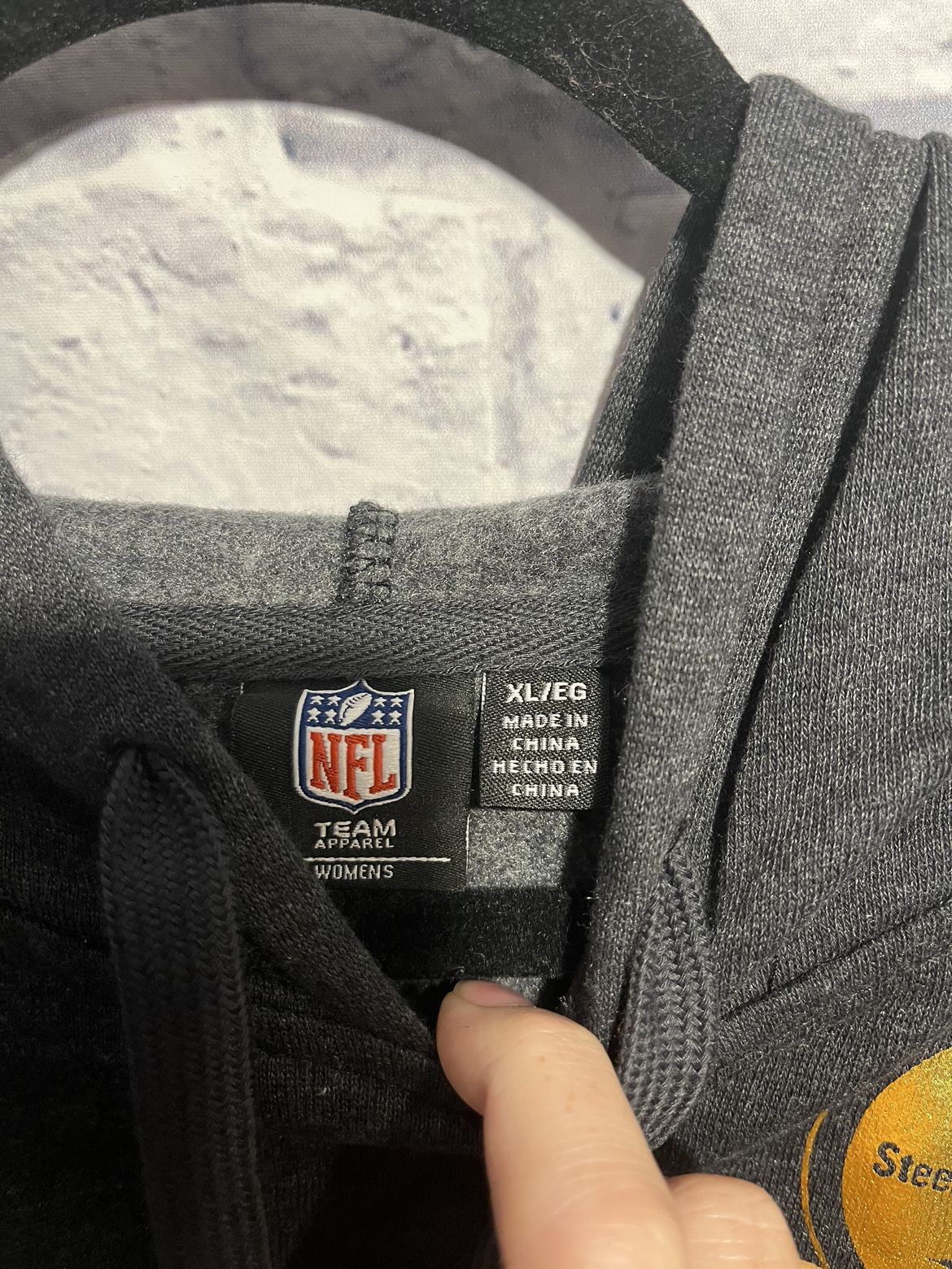 New Steelers Hoodie Womens XL image indicator(5)