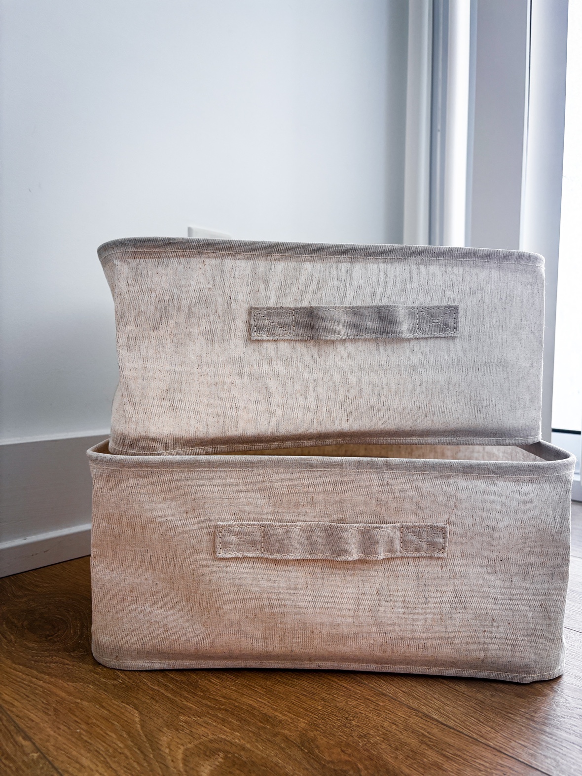 Muji Polyester Linen Soft Box*2