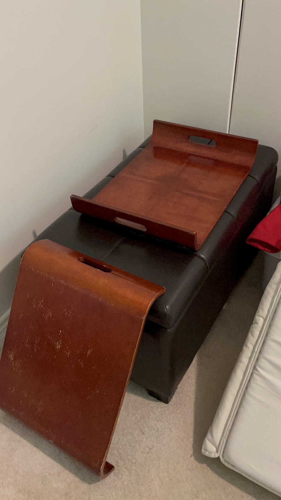 Ottoman with serving trays - photo 3