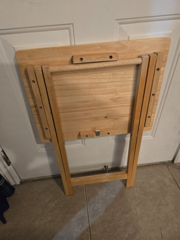 Two wooden folding tables image indicator(2)