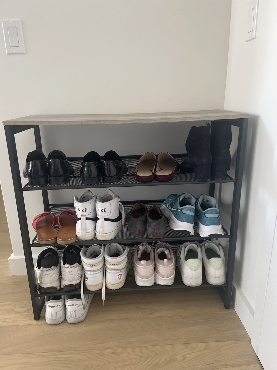 Entryway shoe storage for $30