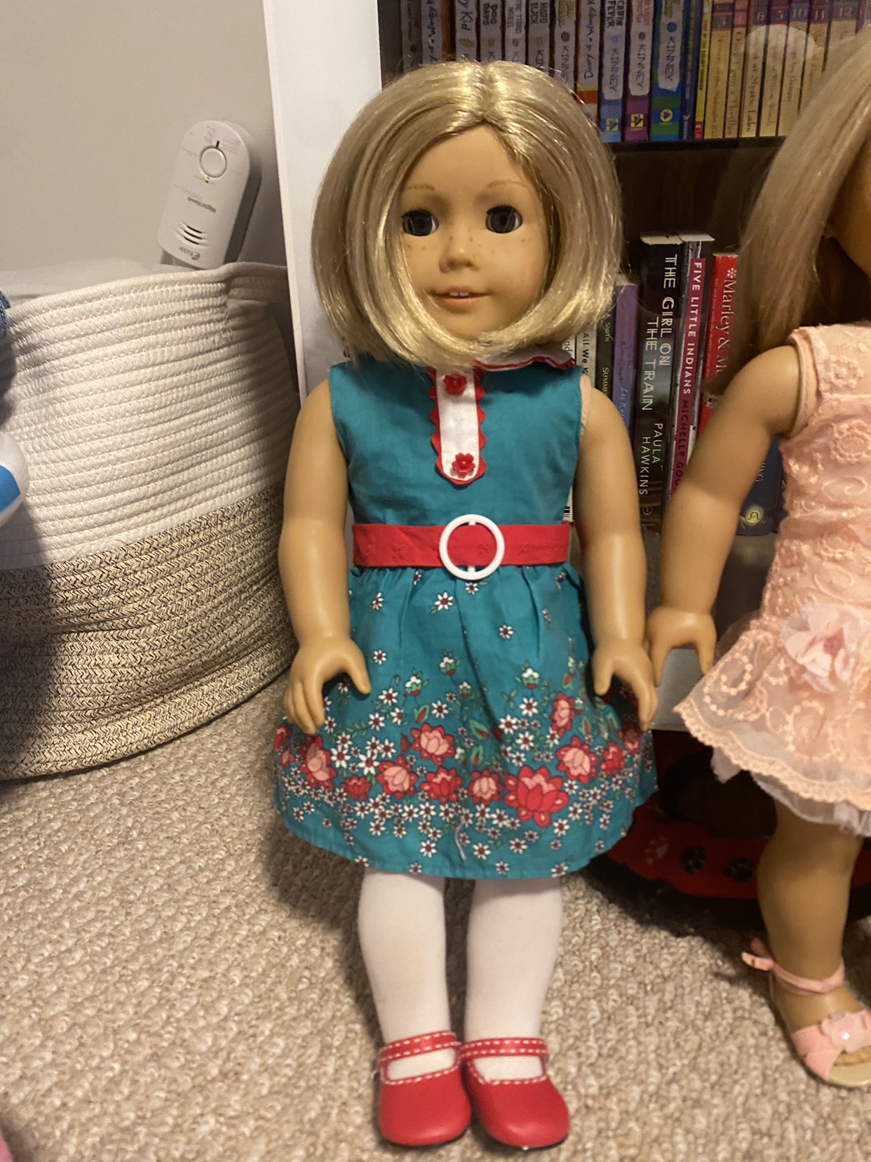 Dolls and a bed