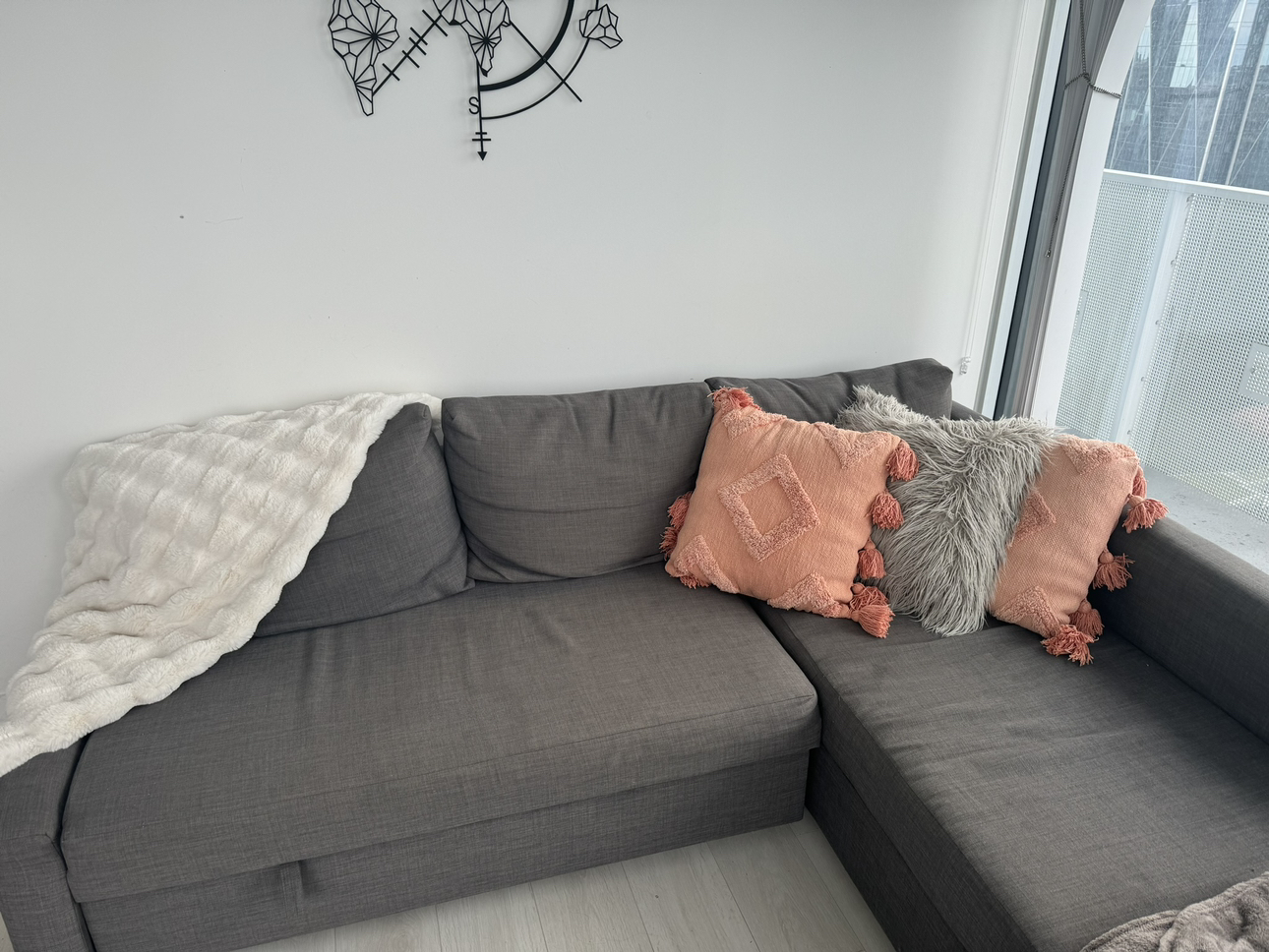 IKEA FRIHETEN Corner Sofa-Bed with Storage, Skiftebo Dark Gray - photo 2