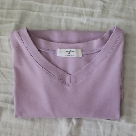 purple T-shirt - photo 2